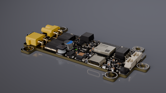 JFBMS Master BMS board, front-right view