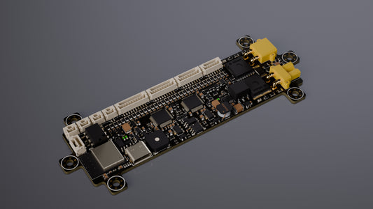 JFBMS32 32S battery management system, top-down studio render