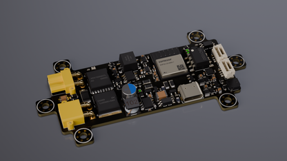 JFBMS Master BMS board, top layout view