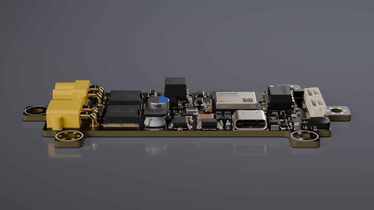 JFBMS Master BMS board, side view